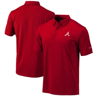 Atlanta Braves Columbia Omni-Wick Drive Polo