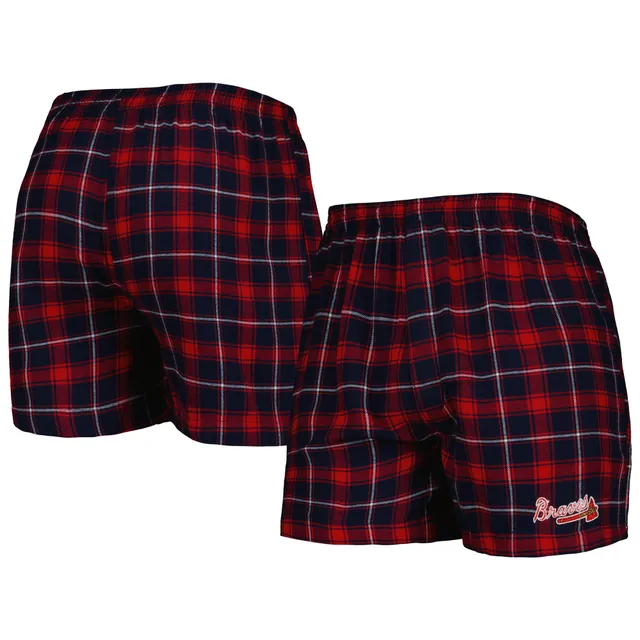 Men's Houston Astros Concepts Sport Navy/Orange Ledger Flannel Boxers