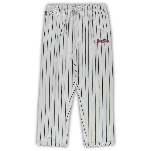 Men's Concepts Sport White/Royal Chicago Cubs Big & Tall Pinstripe Sleep Pants