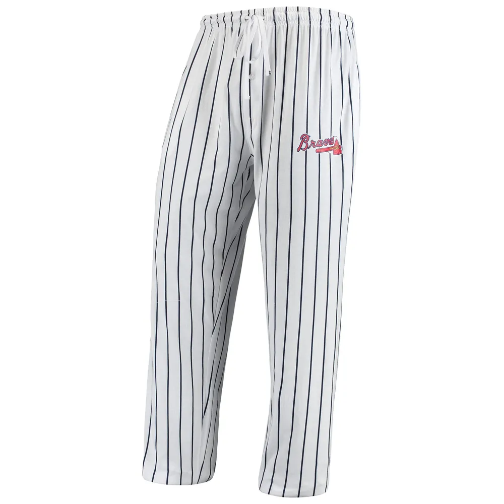 Men's San Diego Padres Concepts Sport White Vigor Pinstripe Pants