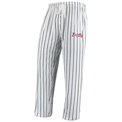 Men's Atlanta Braves Concepts Sport Navy/Red Breakthrough AOP Knit Split  Pants