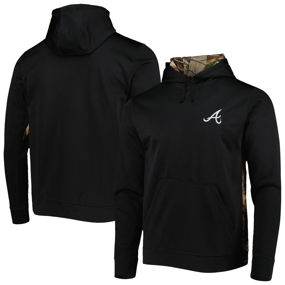 Men's Dunbrooke Black/Camo Atlanta Braves Ranger Pullover Hoodie