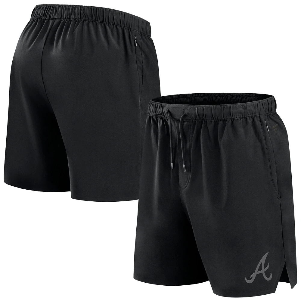 Short Fanatics noir pour homme, micro ton sur ton