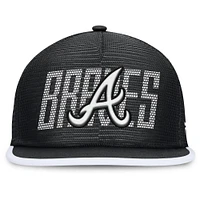 Men's Fanatics  Black Atlanta Braves Let's Glow Line Drive Snapback Hat