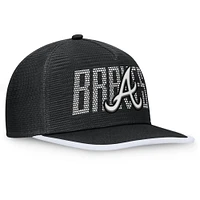 Men's Fanatics  Black Atlanta Braves Let's Glow Line Drive Snapback Hat