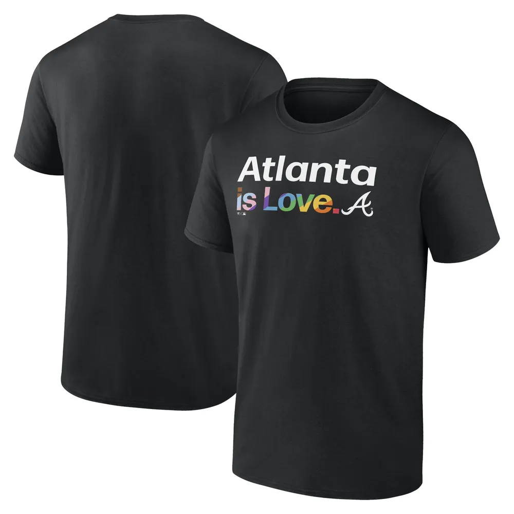 Lids Atlanta Braves Fanatics Branded City Pride T-Shirt - Black 
