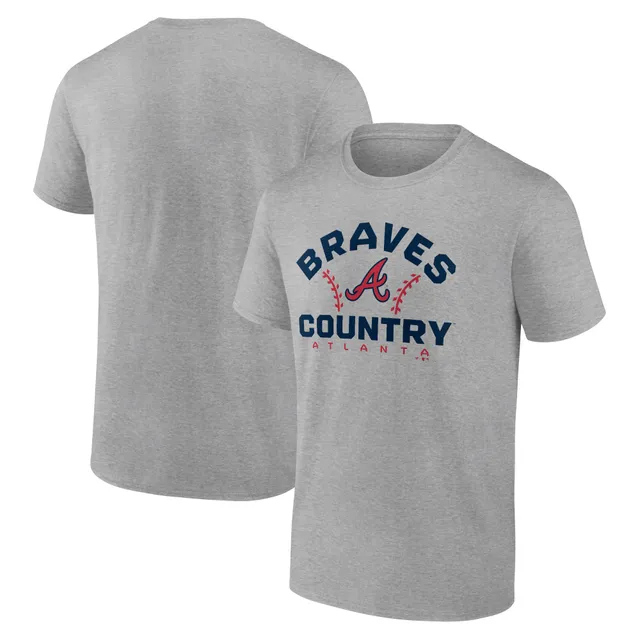 Lids Atlanta Braves Youth Sleeveless T-Shirt - Heather Gray