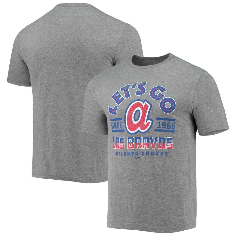 Lids Atlanta Braves Fanatics Branded The Bravos Hometown Collection  Tri-Blend T-Shirt - Heathered Gray