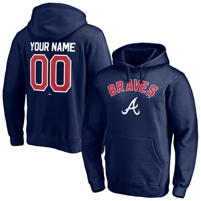 Nike Men's Atlanta Braves Blue Cooperstown Logo Pullover Hoodie