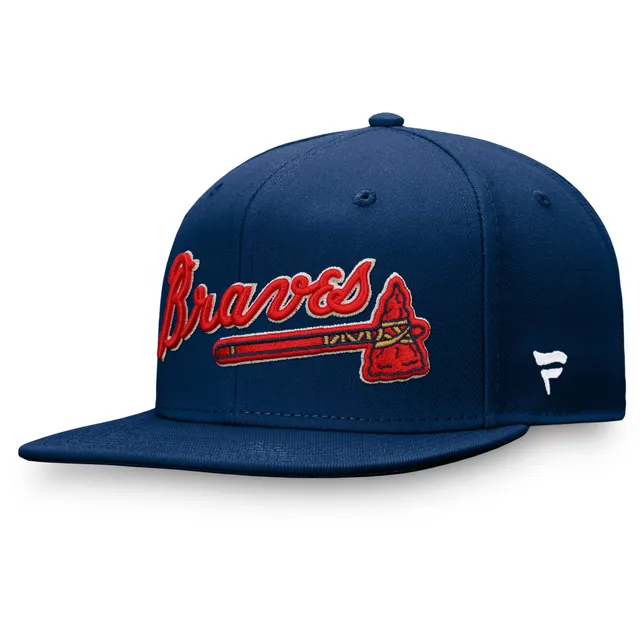 Lids Atlanta Braves Fanatics Branded Team Core Fitted Hat - Navy