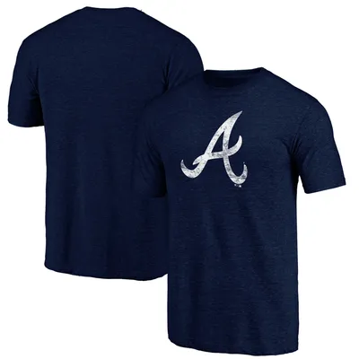 Men's Fanatics Branded Royal Los Angeles Dodgers Weathered Official Logo  Tri-Blend T-Shirt 