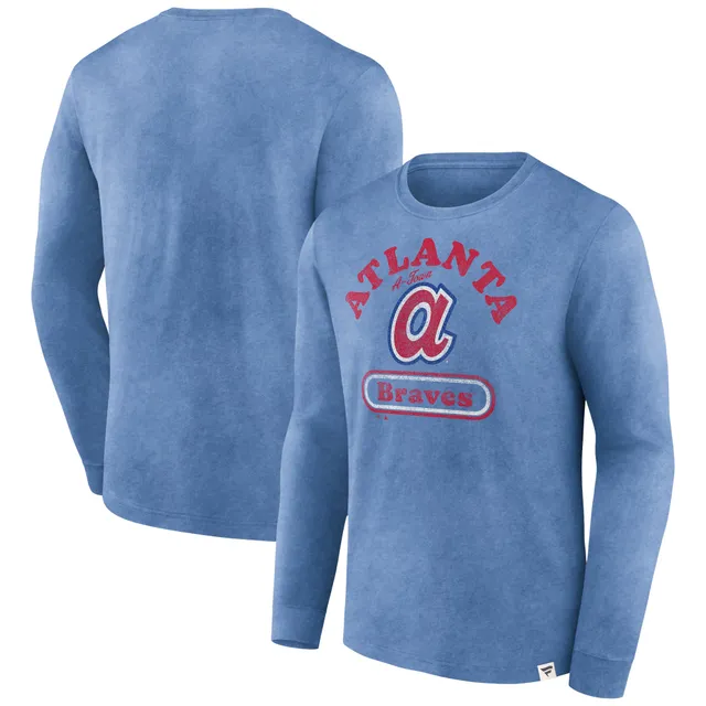 Nike Men's Atlanta Braves Blue Cooperstown Logo Pullover Hoodie