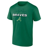 Men's Fanatics Kelly Green Atlanta Braves Celtic Luck T-Shirt