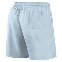 Men's Fanatics Light Blue Atlanta Braves Elements Swim Shorts