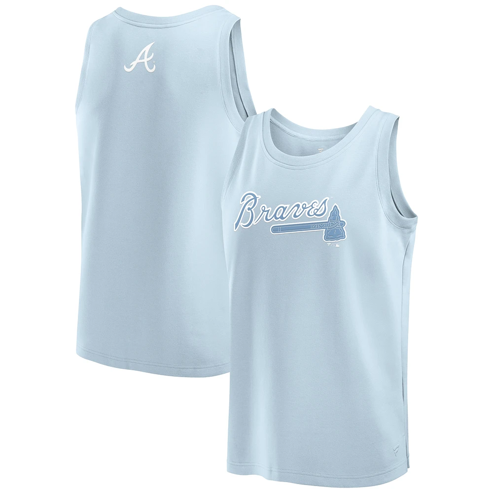 Men's Fanatics Light Blue Atlanta Braves Elements Tank Top