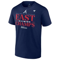 T-shirt Fanatics Navy Atlanta Braves 2023 NL East Division Champions Locker Room pour hommes, grand et