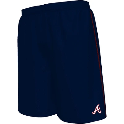 Men's Fanatics Navy Atlanta Braves Big & Tall Mesh Shorts