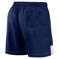 Men's Fanatics Navy Atlanta Braves Elements Swim Shorts