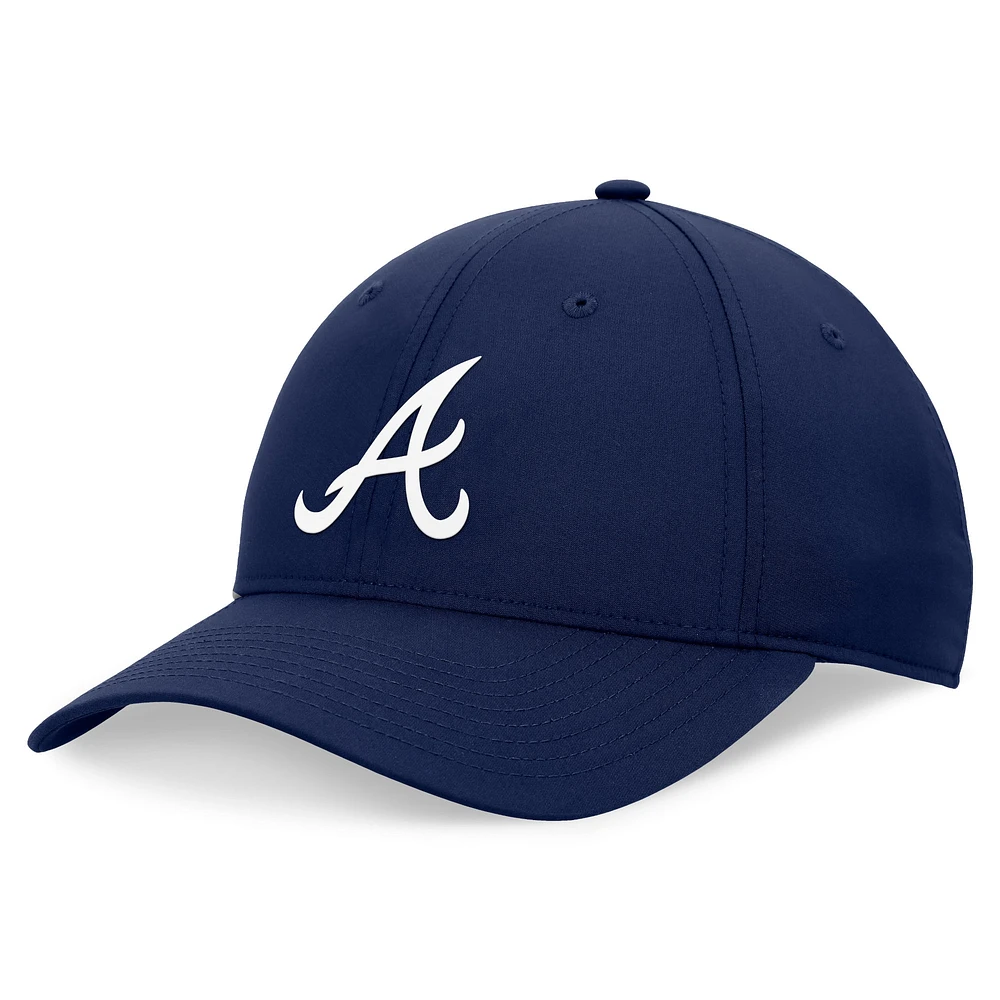 Casquette ajustable non structurée Ripstop Fanatics Navy Atlanta Braves Front Office pour hommes