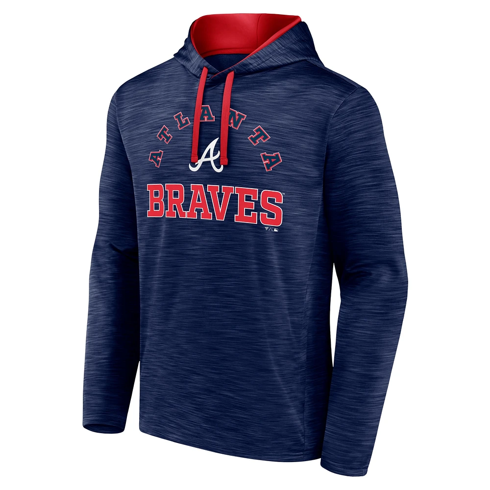 Men's Fanatics  Navy Atlanta Braves Seven Games Pullover Hoodie
