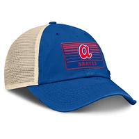 Men's Fanatics  Royal/Natural Atlanta Braves Cooperstown Collection Eastbound Mesh Adjustable Hat