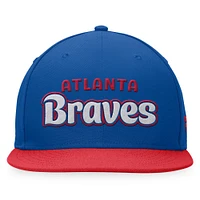 Men's Fanatics Royal Atlanta Braves Cooperstown Collection Hurler Fitted Hat