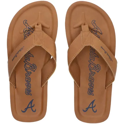 Atlanta Braves FOCO Color Pop Flip Flop Sandals