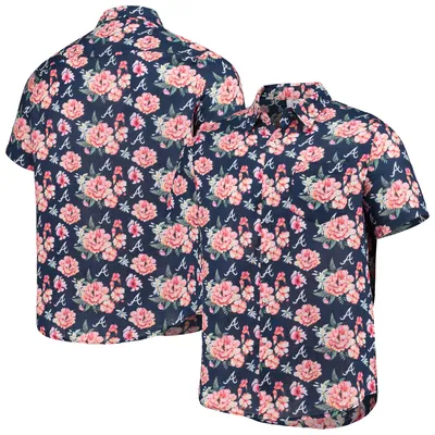 FOCO Women's FOCO Royal Chicago Cubs Floral Button Up Shirt