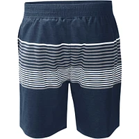 Short de bain Atlanta Braves Coastline Volley G-III Sports by Carl Banks pour homme, bleu marine