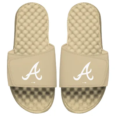 Atlanta Braves ISlide Youth Americana Slide Sandals - White/Red