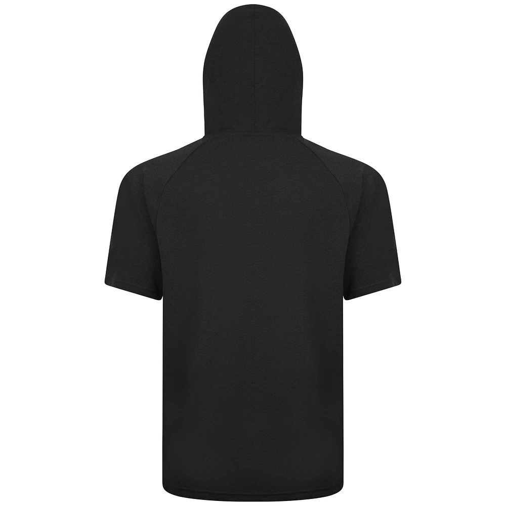 T-shirt à capuche noir Atlanta Braves Phase Vanguard pour homme