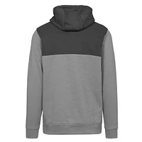 Men's Levelwear Gray Atlanta Braves City Connect Chicane Baseline Quarter-Zip Pullover Hoodie