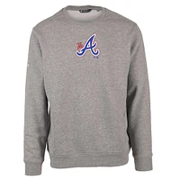 Sweat-shirt à capuche gris Atlanta Braves City Connect Zane Core Logo pour homme
