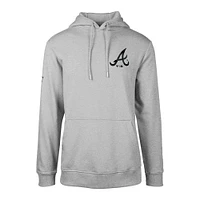Men's Levelwear  Gray Atlanta Braves Podium Digital Camo Pullover Hoodie