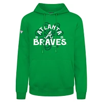 Sweat à capuche vert Atlanta Braves St. Patrick's Day Podium Shamrock pour homme Levelwear
