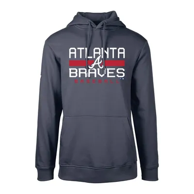 Men's Camo Atlanta Braves Allover Print Pullover Hoodie