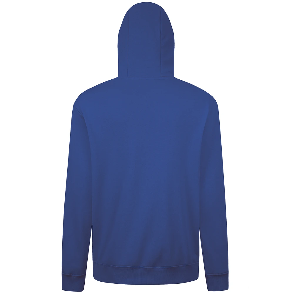 Men's Levelwear Royal Atlanta Braves City Connect Podium Baseline Pullover Hoodie