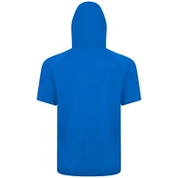 Men's Levelwear Royal Atlanta Braves City Connect Relay No Hitter Short Sleeve Hoodie T-Shirt