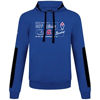 Men's Levelwear  Royal Atlanta Braves Cooperstown Collection Bombay Campaign Pullover Hoodie