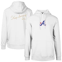 Sweat à capuche blanc Atlanta Braves City Connect Podium Core 2.0 pour homme Levelwear