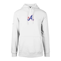 Sweat à capuche blanc Atlanta Braves City Connect Podium Core 2.0 pour homme Levelwear