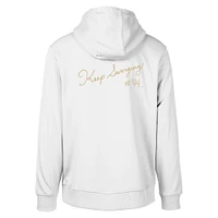 Sweat à capuche blanc Atlanta Braves City Connect Podium Core 2.0 pour homme Levelwear