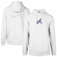 Sweat à capuche blanc Atlanta Braves City Connect Podium Core 2.0 pour homme Levelwear