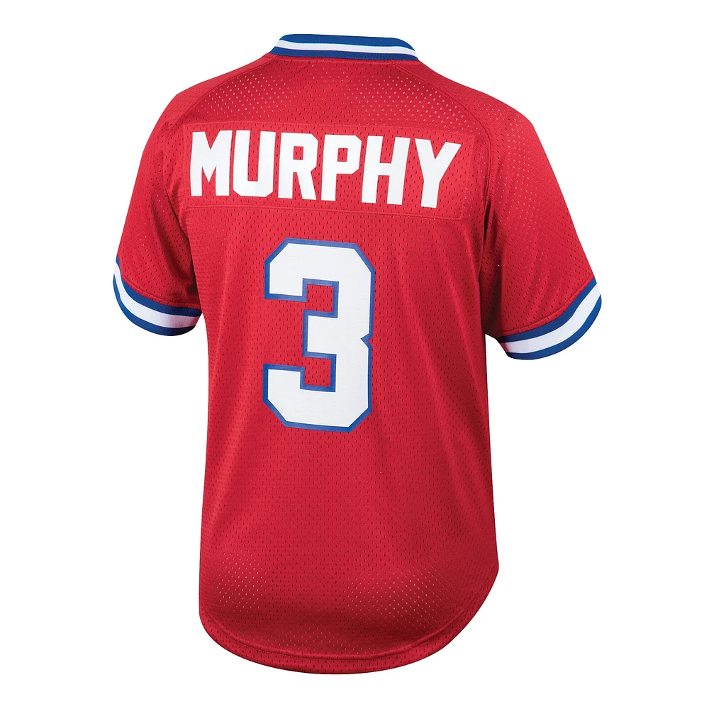 Maillot d'entraînement de frappeur en maille rouge Mitchell & Ness Dale Murphy des Atlanta Braves Cooperstown Collection pour homme