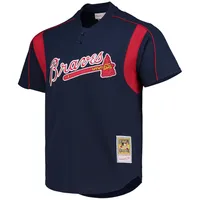 Mitchell & Ness Men's Navy Atlanta Braves Cooperstown Collection