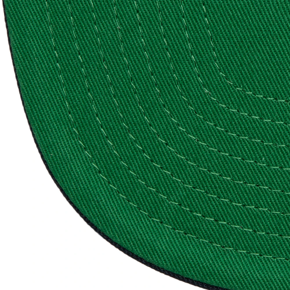 Casquette à visière double snapback Mitchell & Ness bleu marine pour homme des Braves d'Atlanta