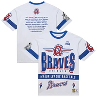 T-shirt blanc Mitchell & Ness pour homme, collection Cooperstown
