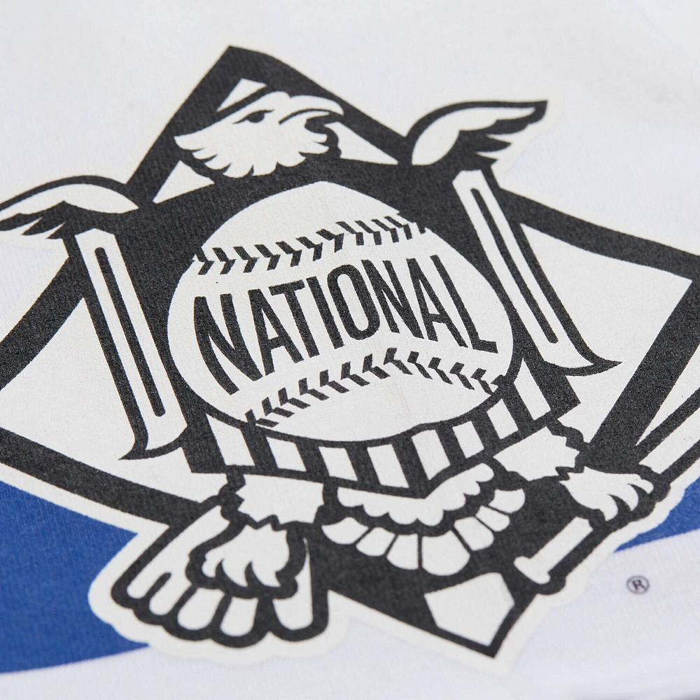 T-shirt blanc Mitchell & Ness pour homme, collection Cooperstown