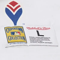 T-shirt blanc Mitchell & Ness pour homme, collection Cooperstown
