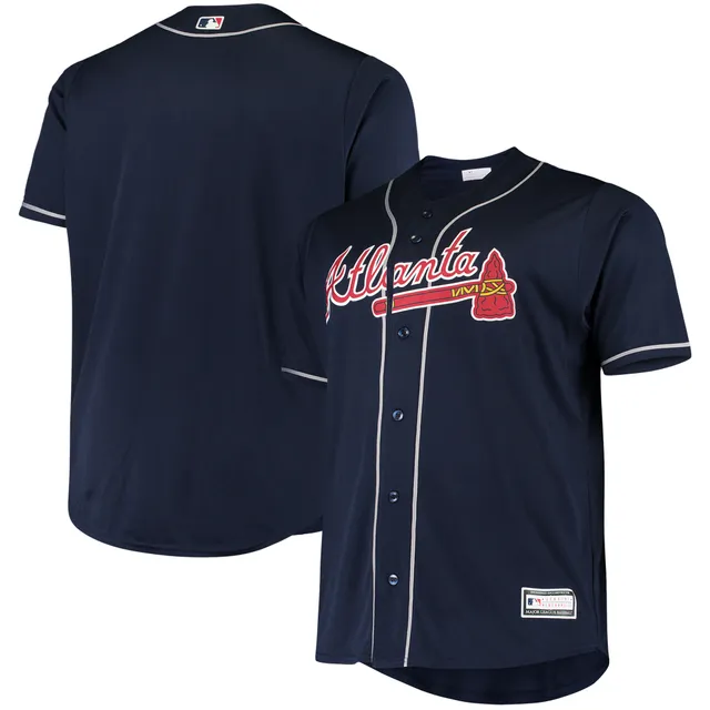 Men's Stitches Gray Atlanta Braves Chase Jersey